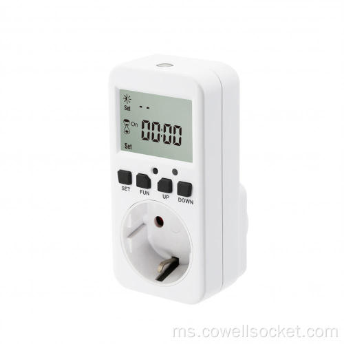 Pemasa Countdown Photocell dengan Palam EU